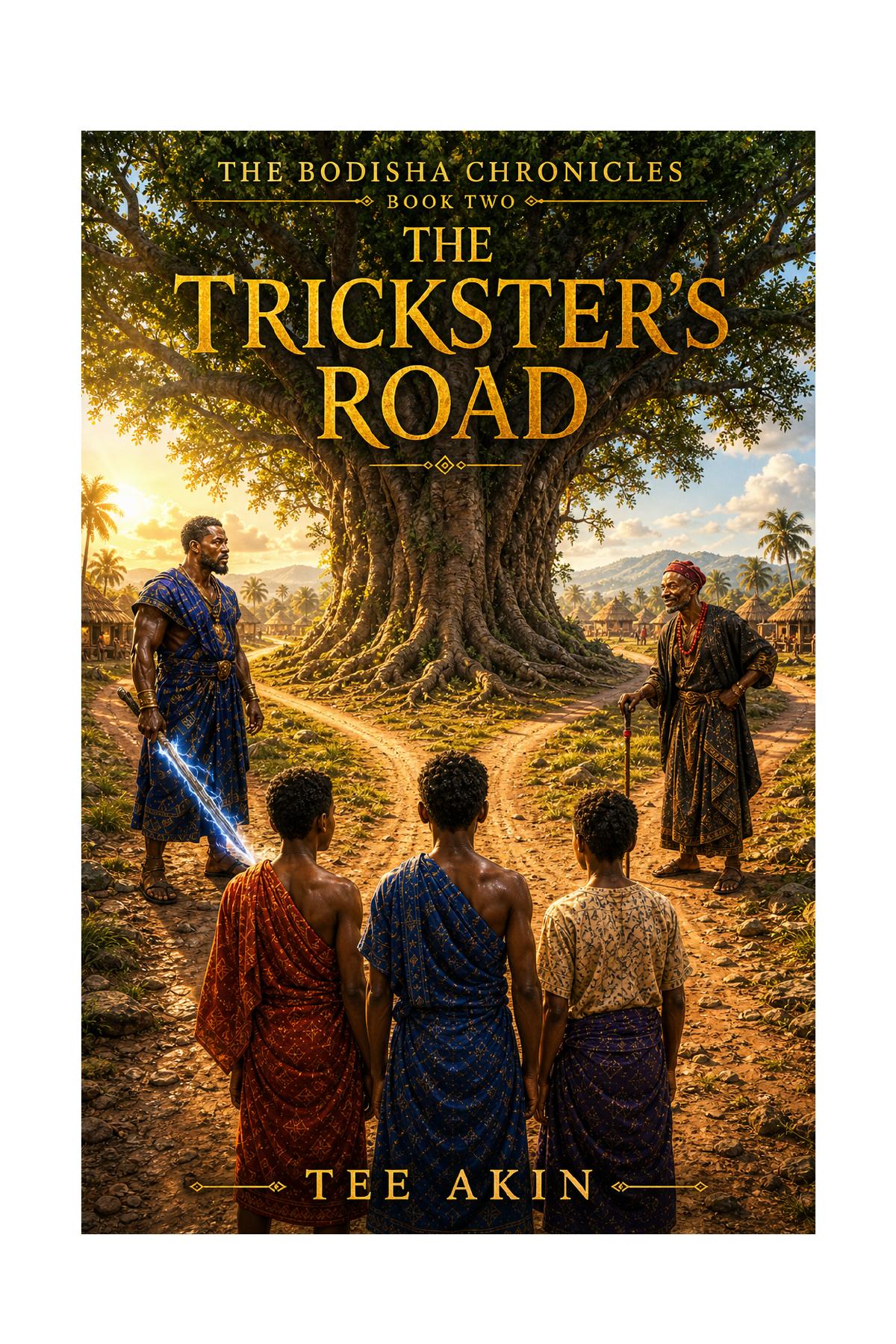 Cover of The Trickster's Road by Tee Akin